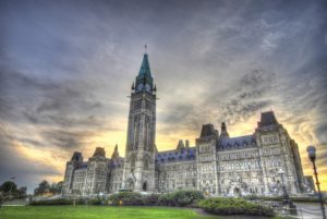 Parliament Buildings in Ottawa.
