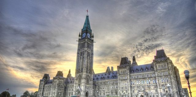 Parliament Buildings in Ottawa.